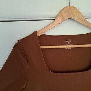 Nuuds Body Suit - Long Sleeve Squre neck